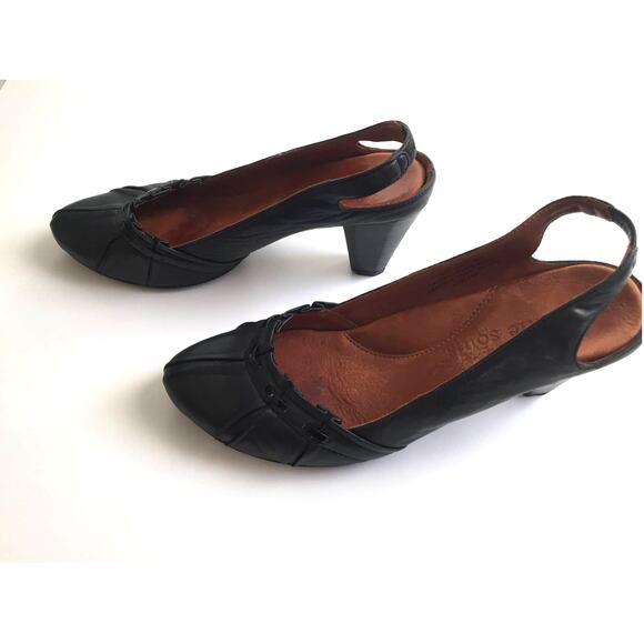 Gentle Souls Ruper Star Leather Heel Shoe Sling Back Size 6 - Picture 2 of 6